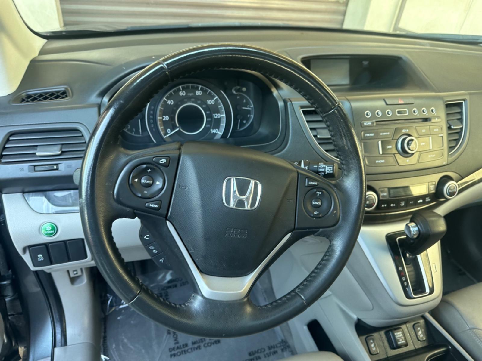 2012 BLUE /GRAY Honda CR-V leather (JHLRM3H70CC) with an 4 CYLINDER engine, Automatic transmission, located at 30 S. Berkeley Avenue, Pasadena, CA, 91107, (626) 248-7567, 34.145447, -118.109398 - Photo #14